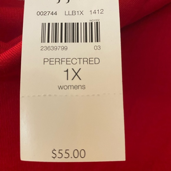 NWT red j jill turtleneck. Size 1x. Never worn - Picture 3 of 6